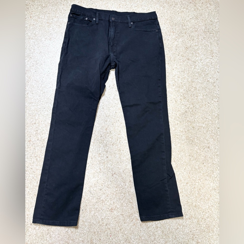 Levi’s 511 straight leg black denim jeans 38x32